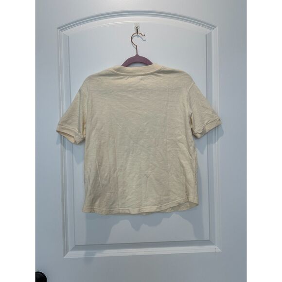 Madewell Island Getaway Graphic Everyday Crop T-shirt Ivory Size XS - Picture 2 of 5